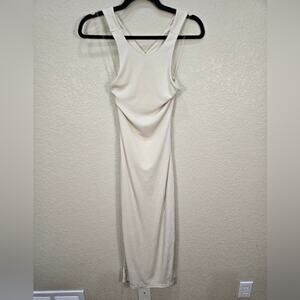 Windsor NWT Cream Backless Midi Dress Size Small